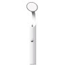 Dental mirror with LED light, white